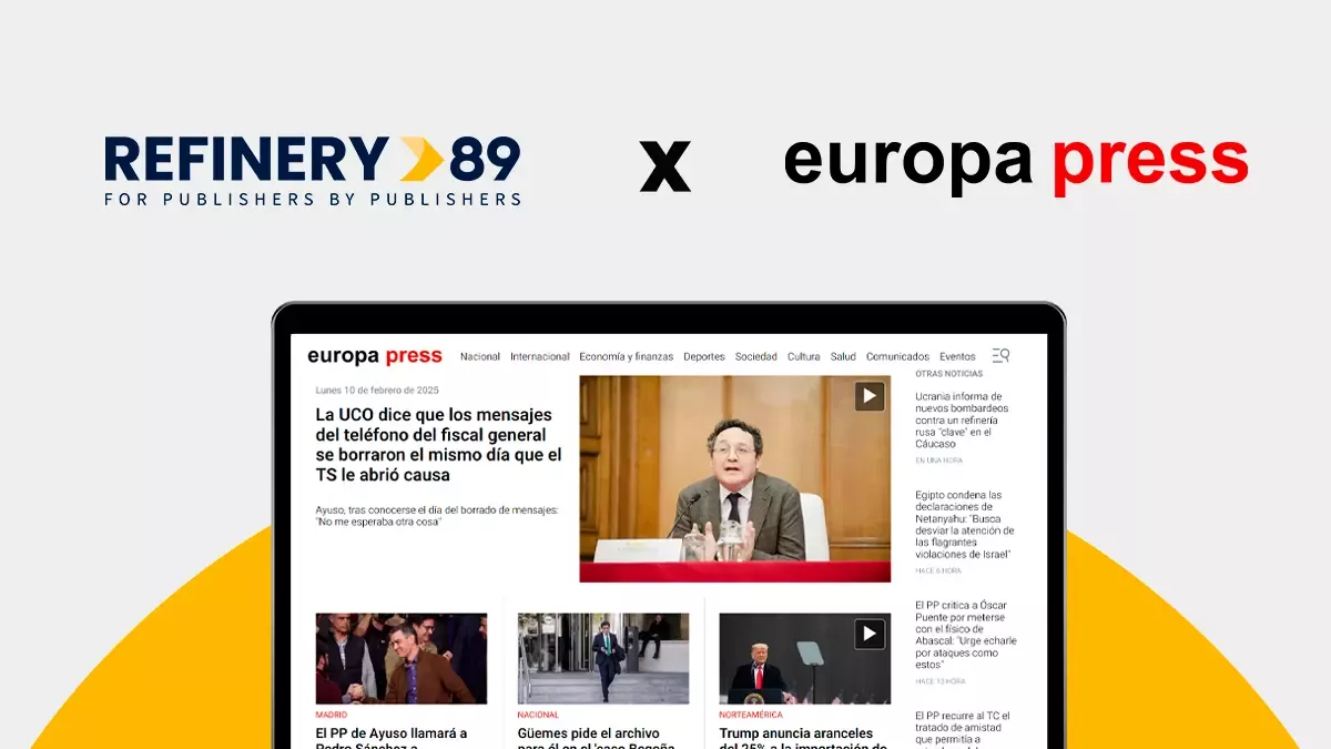 Europa Press Chooses Refinery89 as Its Media Agency